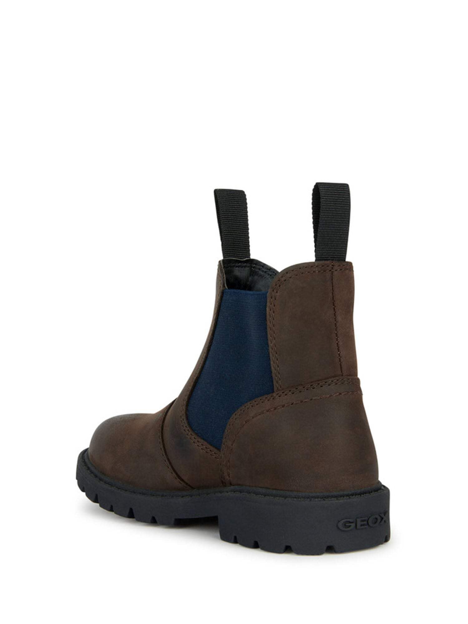 Geox Garçon J Shaylax Boy Ankle Bateau, Brown Navy, 33 EU