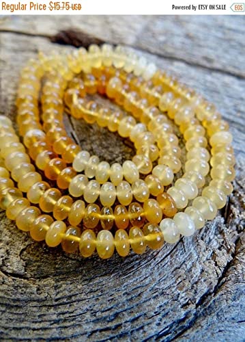 Rondelles opale de feu d'Éthiopie AAA, le cadeau parfait pour créateurs de bijoux