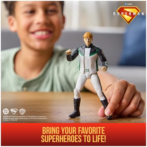 Image of DC Comics, Superman, Green Lantern, 6-Inch Action Figure, Authentic Superman Movie Styling, Super Heroes Kids Toys for Boys and Girls Ages 4 and Up