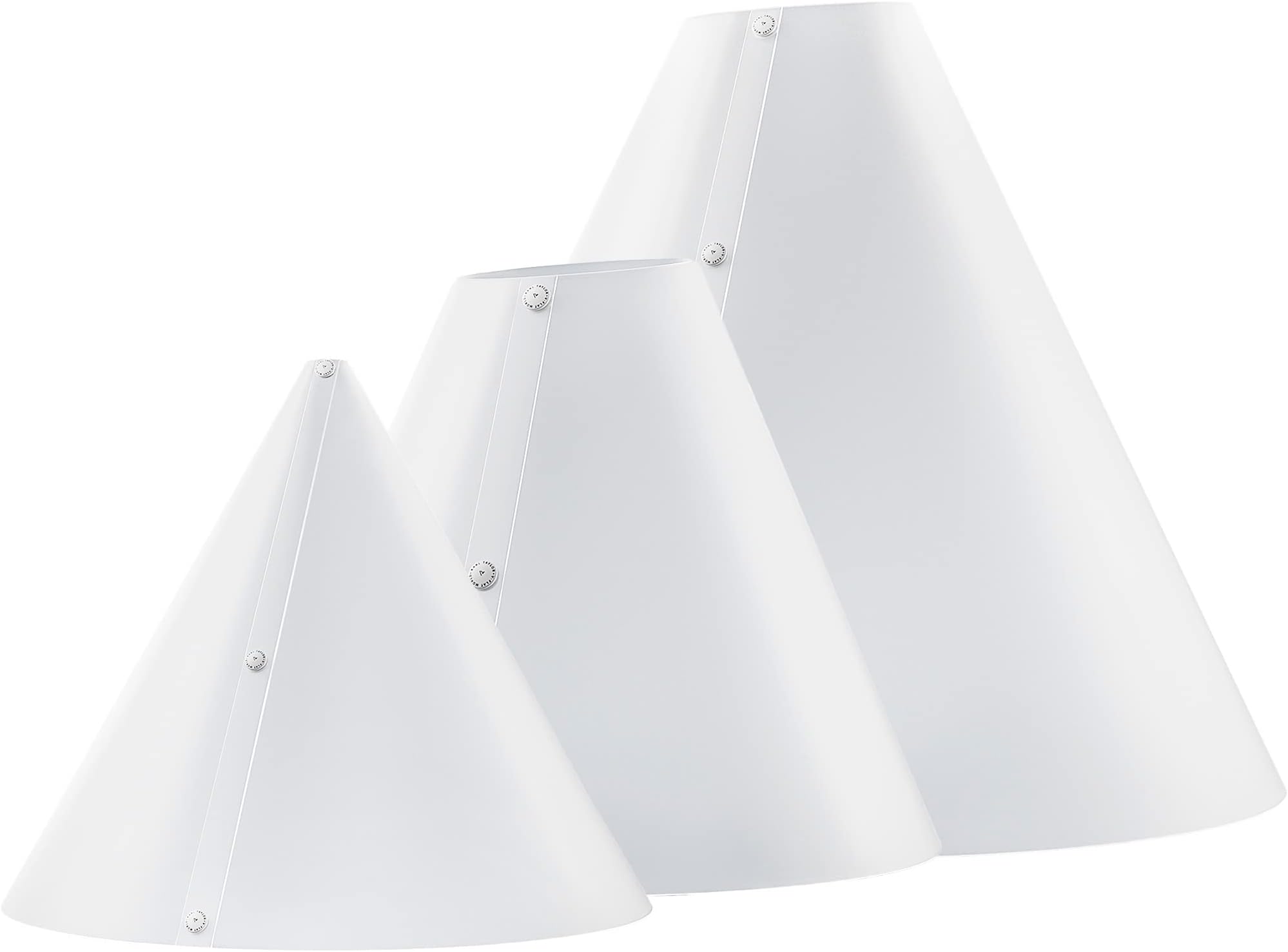 V-Flat World The Light Cone Photo Light & Photo Flash Diffuser - 360 Diffusion for Shooting Reflective Items - Alternative to Photo Box for Product Photography - 3-Piece Kit