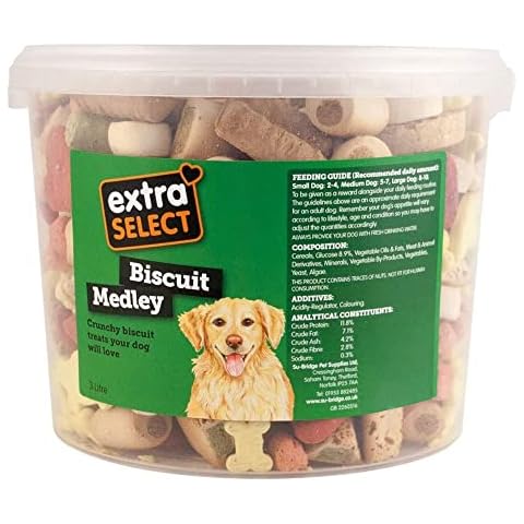 Extra Select Biscuit Medley Dog Treats 3ltr Bucket Cover