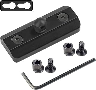 Xaegistac Keymod Bipod Adapter Mount for Keymod System - includes 4 Keymod Screws & 4 Locking Nuts and 1 Wrench - xaegistac