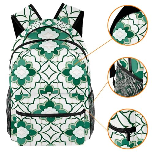 Sac à dos multicolore 29.4x20x40cm à motif géométrique