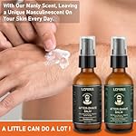 After Shave Balm for Men, Luxury After Shave Lotion for Mens Skin Care with Eucalyptus & Mint / Sandalwood - Cooling, Hydrating and Razor Bump Relief, Post Shave Balm Perfection for Soothe Skin - Image 5
