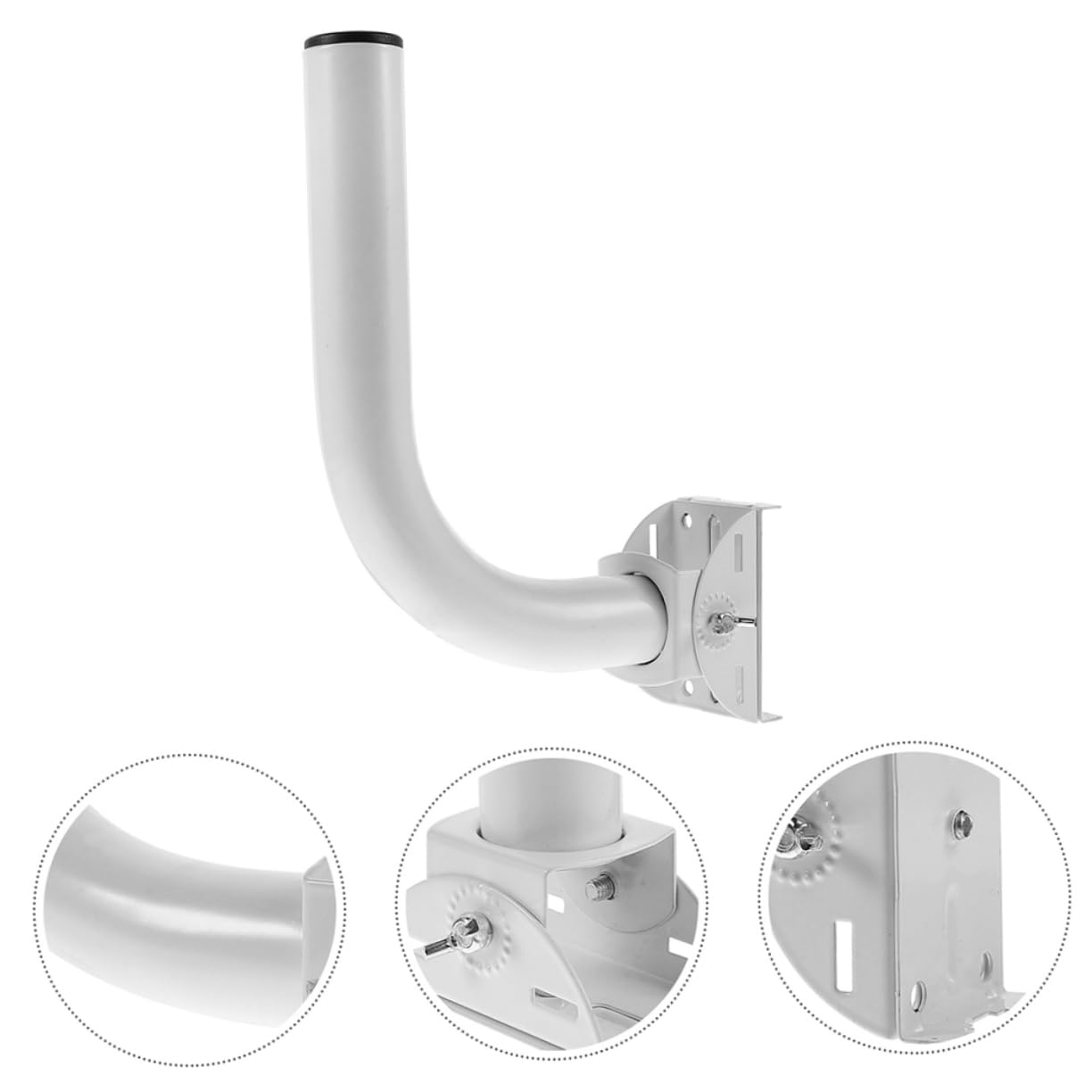 Gatuida 4pezzi Antenna Mounting Pole Inossidabile Per Installazione Esterna Per Rete Wireless e Sistemi Di Monitoraggio