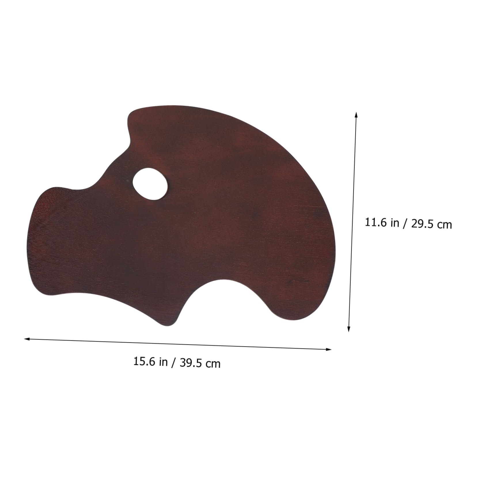 Holz Mischpalette für Selbstgemacht Kunstmalerei, 1 Stück Farbmischbrett