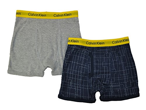 Calvin Klein Boys' Boxer Briefs (Pack of 2) Small/6-7