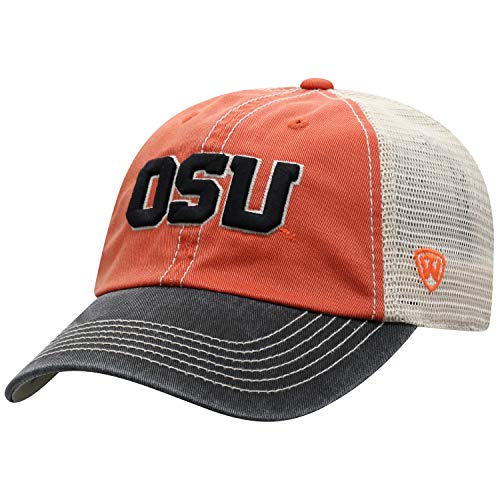 Top of the World Oregon State Beavers Men's Relaxed Fit Adjustable Mesh Offroad Hat Team Color Icon, Adjustable Top of the World Oregon State Beavers Men's Relaxed Fit Adjustable Mesh Offroad Hat Team Color Icon, Adjustable