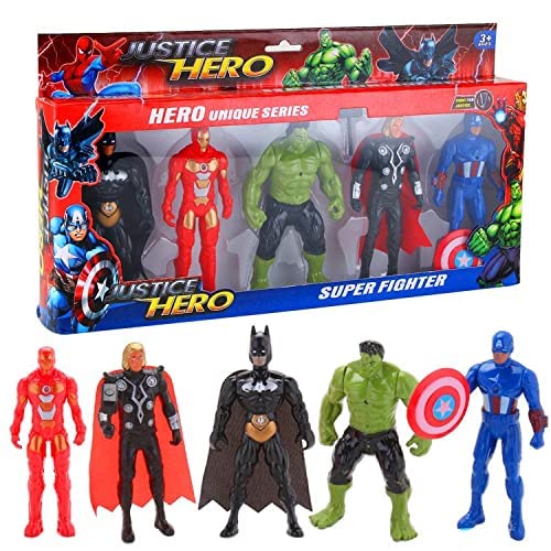 Buy Poprex Action Figures in Avenger Action Figures Set of 5 in Super