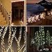 BHCLIGHT Solar String Lights Outdoor, Upgraded 200 LED Waterproof Solar Lights with Bigger Solar Panel, Solar Fairy Lights Outdoor Decoration for Garden, Yard, Patio, Lawn -Warm White (Copper Wire)