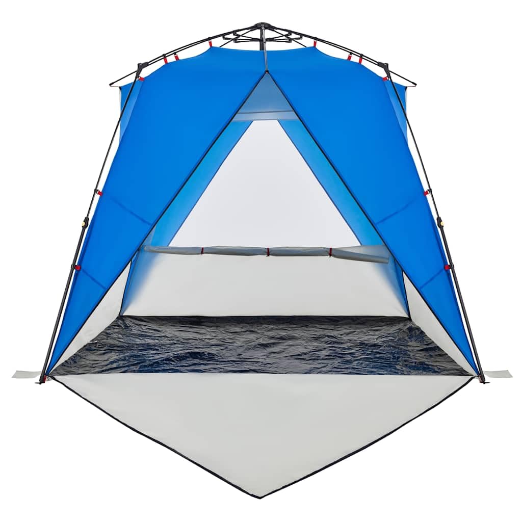 Genérico Tienda de Playa 4 Personas Impermeable Apertura rápida Azul,Deportes,Actividades al Aire Libre,Camping y Senderismo,Tiendas de campaña-4005305