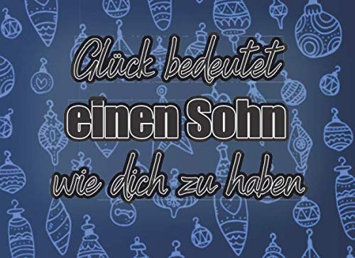 Mug Son Gift, Glück Ist Einen Sohn Wie Dich Zu Haben Gift Idea Coffee Mug With Saying Heartful Coffee Mug Father Mother Tea Cup Loving Love Children ( Sohn