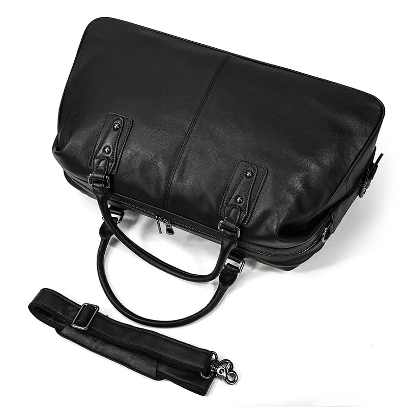 Soft Leather Travel Bag for Man Cow Leather Women Duffle Bag Big Travel Duffle Bag Carry Hand Luggage Bags3
