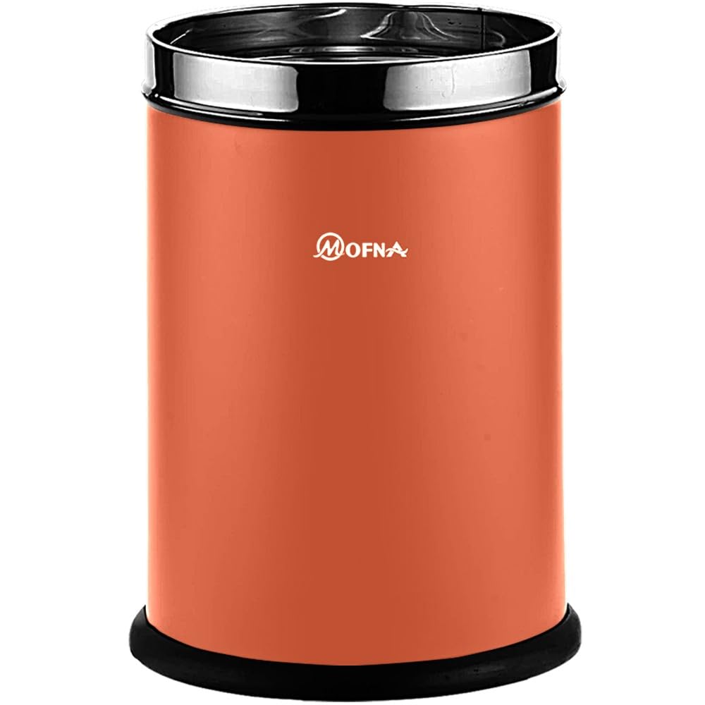 Mofna Stainless Steel Open Type Solid Dustbin Without Lid - Recycle Bin, Trash Can, Paper Bin - Modern and Durable Waste Management Solution (Brown, 14x24 Inch, 60 Liter) (B0BYD2LKBQ) Amazon Price History, Amazon Price Tracker