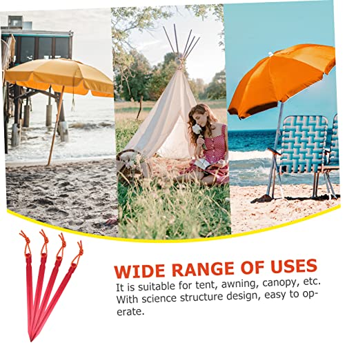 Clavijas para tienda de campaña UKCOCO, estacas de aluminio resistentes para suelo de camping 5