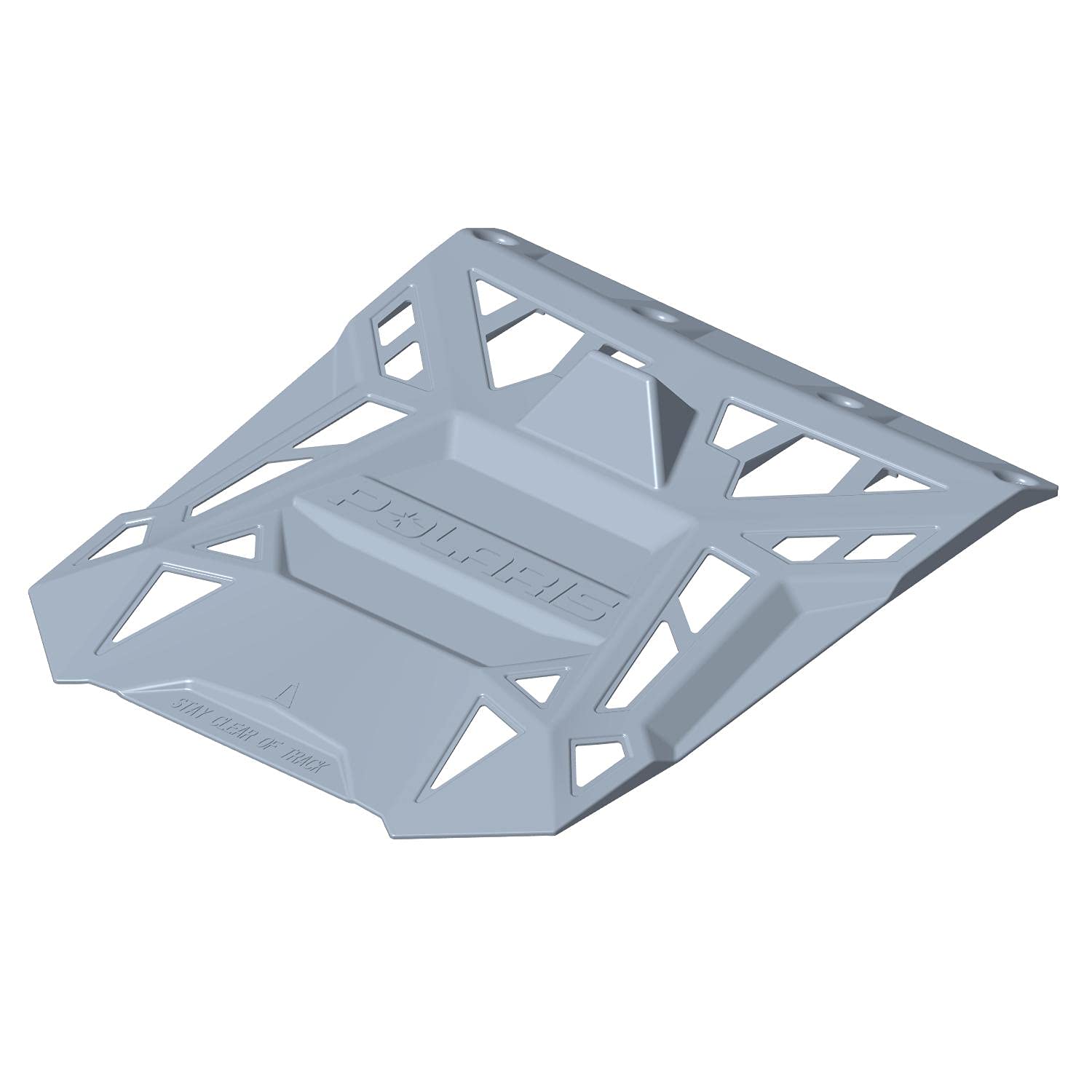 Polaris Snow Flap with Holes, Gloss Black, Genuine OEM Part