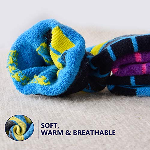 Soared Winter Ski Socks Snowboard Snow Warm Knee Over the Calf OTC High Performance 2 Pairs for Kids Womens Mens - Thumbnail 4