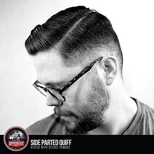 Uppercut Deluxe Barbers Collection Deluxe Pomade, 10.5 oz / 300g - Strong Hold, High Shine Hair Pomade – Water-Based, Easy Washout – Classic Barber Styling for Slick Backs, Side Parts & Pompadours - Image 6