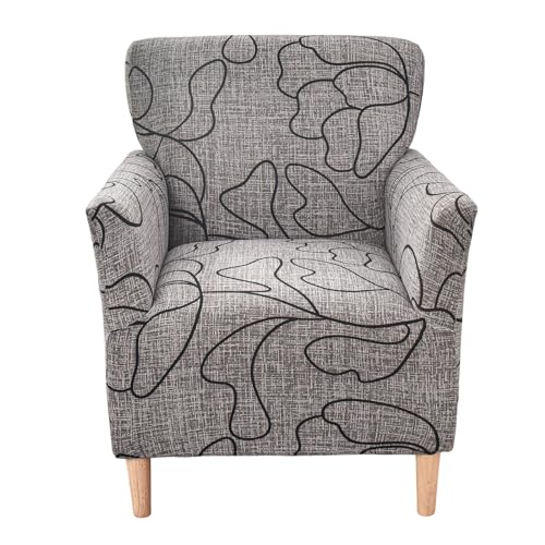 CRFATOP Stretch Modern Banquet Armchair Slipcover 1-Piece Accent Chair Covers with Arms Soft Chair Slipcovers for Living Room Armchair Furniture Protector Office Reception Reading Sofa,B64