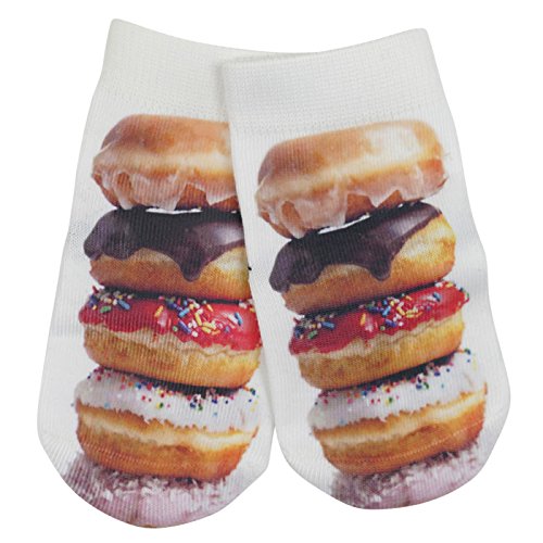 Me In Mind Donuts Baby Socks Baby Boy Shower Gift, Cute Baby Girl Socks, Funky, Crazy, Fun, 100% comfort guarantee