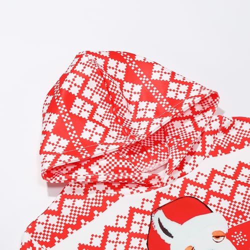 LMYOVE Ugly Christmas Hoodies Sweater Kids Girls Boys Graphic Pullover Sweatshirts Jumper with Pocket 5-12Y3