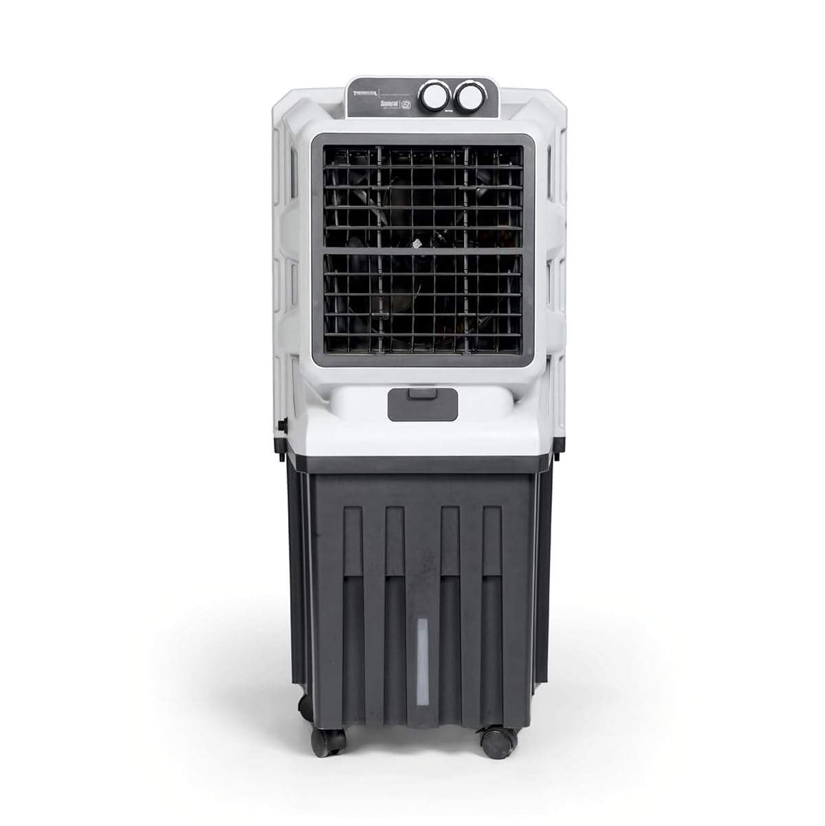 THERMOCOOL Desert Air Cooler Samrat with Wheel 75Ltr | Automatic Water Inlet | Auto Swing | 30ft Air Throw Distance | Inverter Compatible, Low Noise | Honeycomb Pad | Collapsible Louvres | Grey-image-31