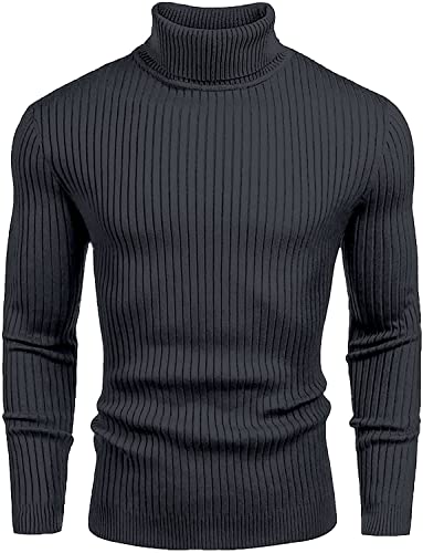 Image of NORTHWIND Men's High Turtle Neck Cotton T-Shirt