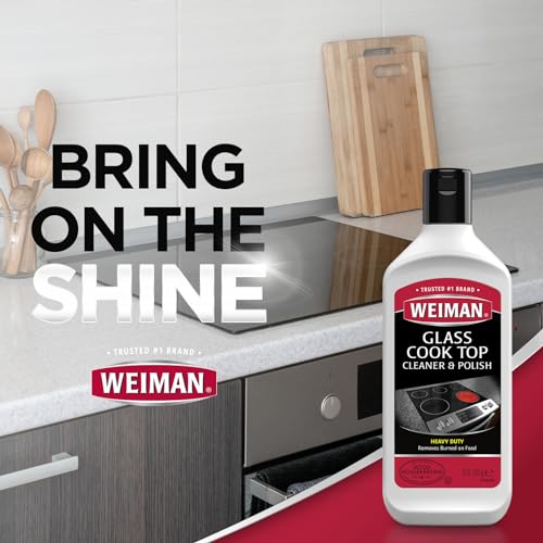 Weiman 608ZBP Cooktop And Stove Top Cleaner Kit - Glass Cook Top Cleaner And Polish 10 Oz. Scrubbing Pad thumb #7