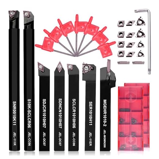 7-Piece Lathe Turning Tool Set