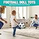 Mineup 25cm Plüsch Fußball Spielzeug, Fußball Plüschkissen, Fußball Plüschtier Spielzeug, Fußballkissen Plüschtier, Plüsch Kissen, Geschenk Für Fußball Liebhaber Und Jungen Mädchen