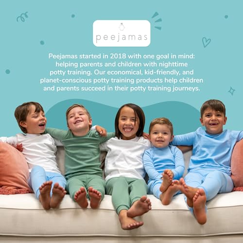 Image of Peejamas Potty Training Pee Pads for Kids, Toddler - 100% Waterproof, Non Slip & Reusable Mattress Protector - Fits Twin Mattresses up to 14 inch Deep, 38 inch W x 30 inch L