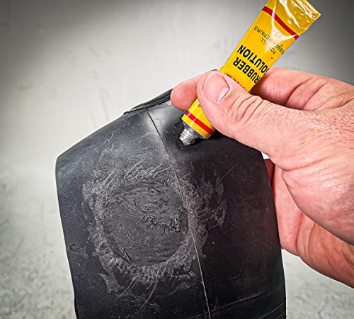 Stop & Go 3003 8 Piece Tube Type Tire Repair Kit with Patches & Rubber Cement for Punctures and Flats on Motorcycle, Scooter, & Utility Trailer (6 Patches)