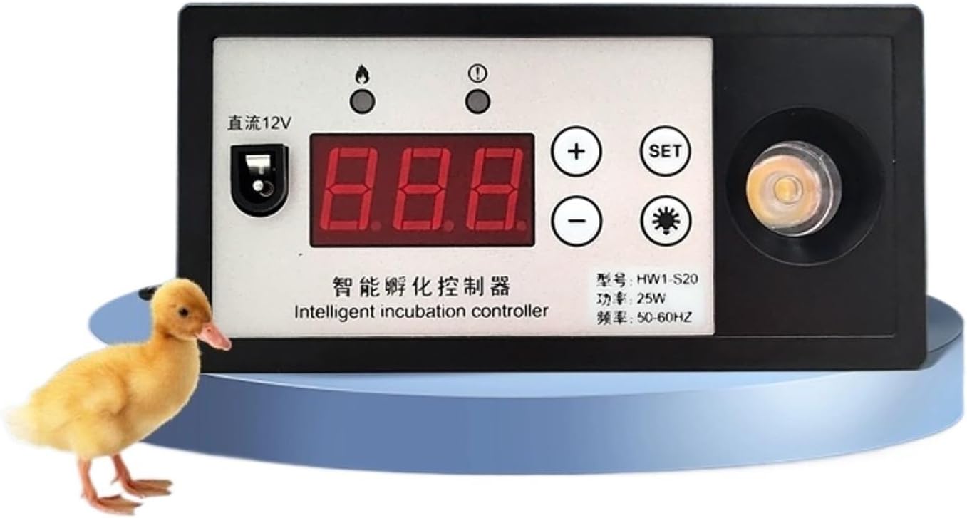 XM-18 Digital Egg Incubator Controller Thermostat Automatic Temperature Humidity Control Panel for Poultry Hatching(XM-18-220V)