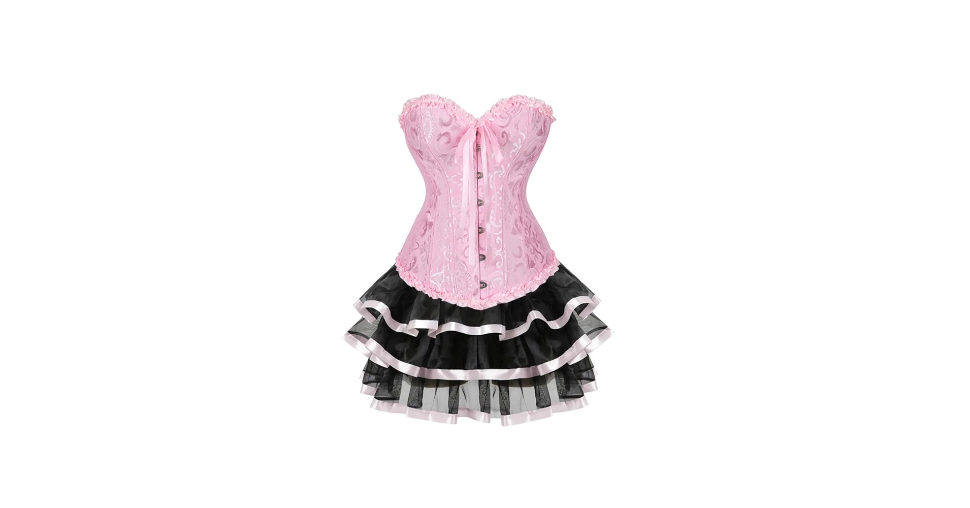 ま*✿様 litmus frangant lace bustier Magenta Floral Dentelle Off-Shoulder Bustier Corset - POEM