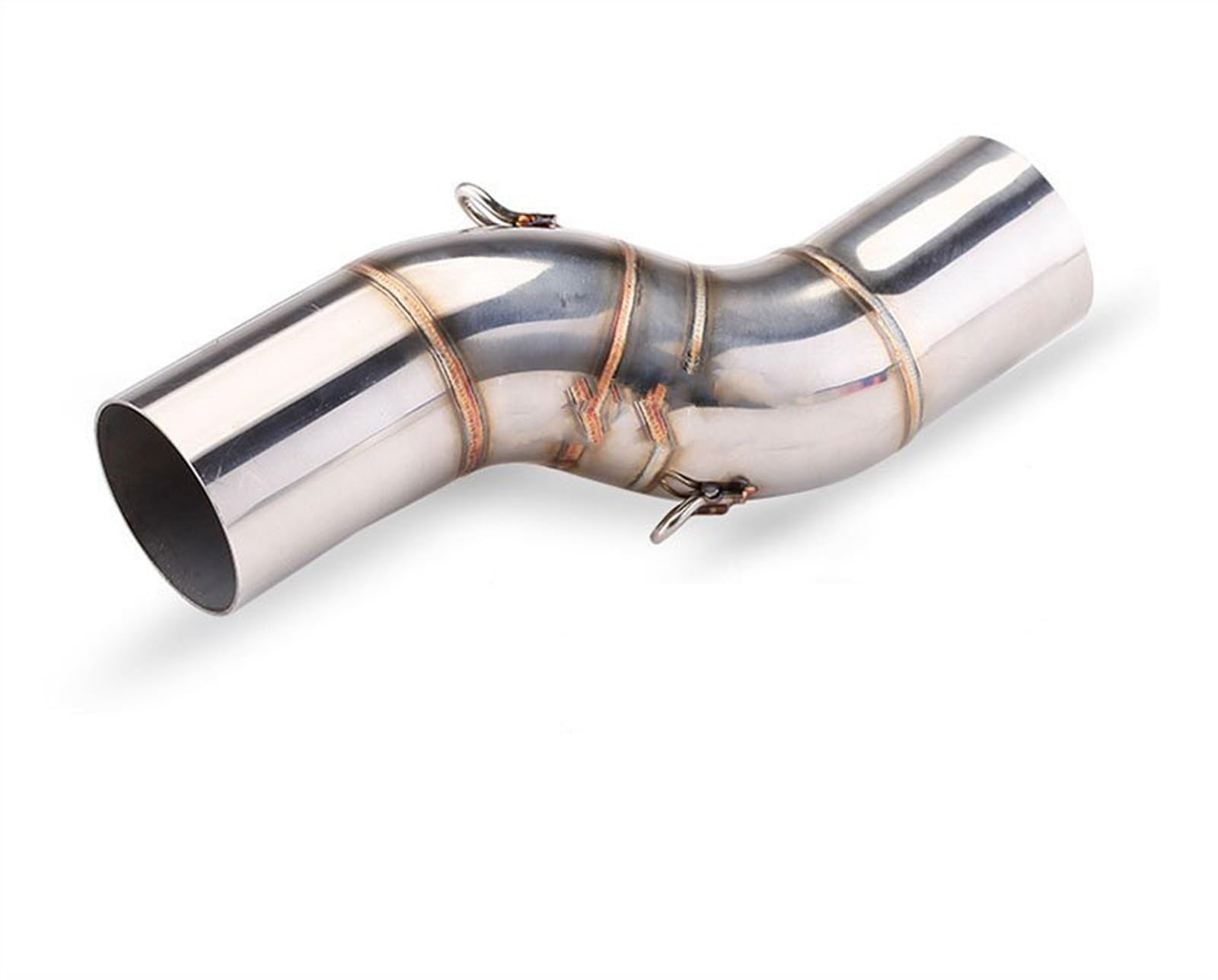 Tubo De Escape para Benelli para TRK502X 2018 2019 2020 2021, Sistema De Escape para Motocicleta, Silenciador Modificado, Tubo De Enlace Medio Silenciador Moto (Tamaño : A)