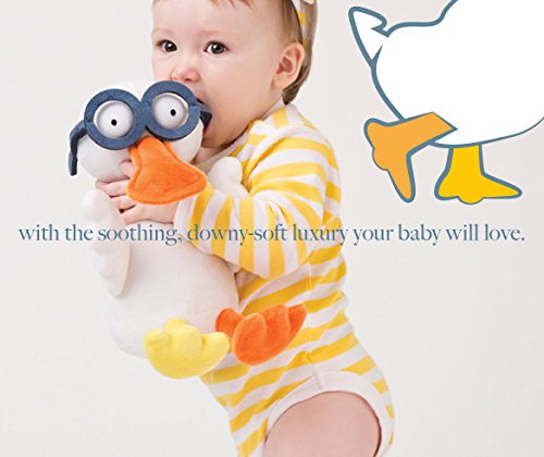 Goosewaddle Luxury Silky Smooth, Satin Trimmed Baby Blanket, 100% Polyester Machine Washable Blankie, Soothing Nursery Or Crib Bedding For Boy (29X35 Inches) Blue #TOP4