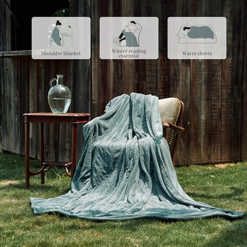 Electric Blanket Full Size 72''X84'' - Heated Blanket with Single Control Fast Heating 9 Heating Levels & 10 Hours Auto Off,ETL Certified Machine Washable (Green)
