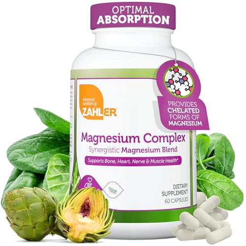 Zahler Magnesium Complex Supplement - Multi Magnesium Supplement Blend with