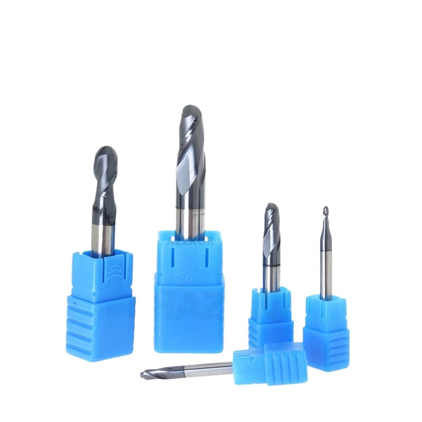 Fresas de extremo Fresas de punta esférica Hrc50, herramientas de acero de tungsteno de aleación, mecanizado CNC, venta al por mayor, las mejores máquinas cortadoras for trabajar la madera en acero(R4