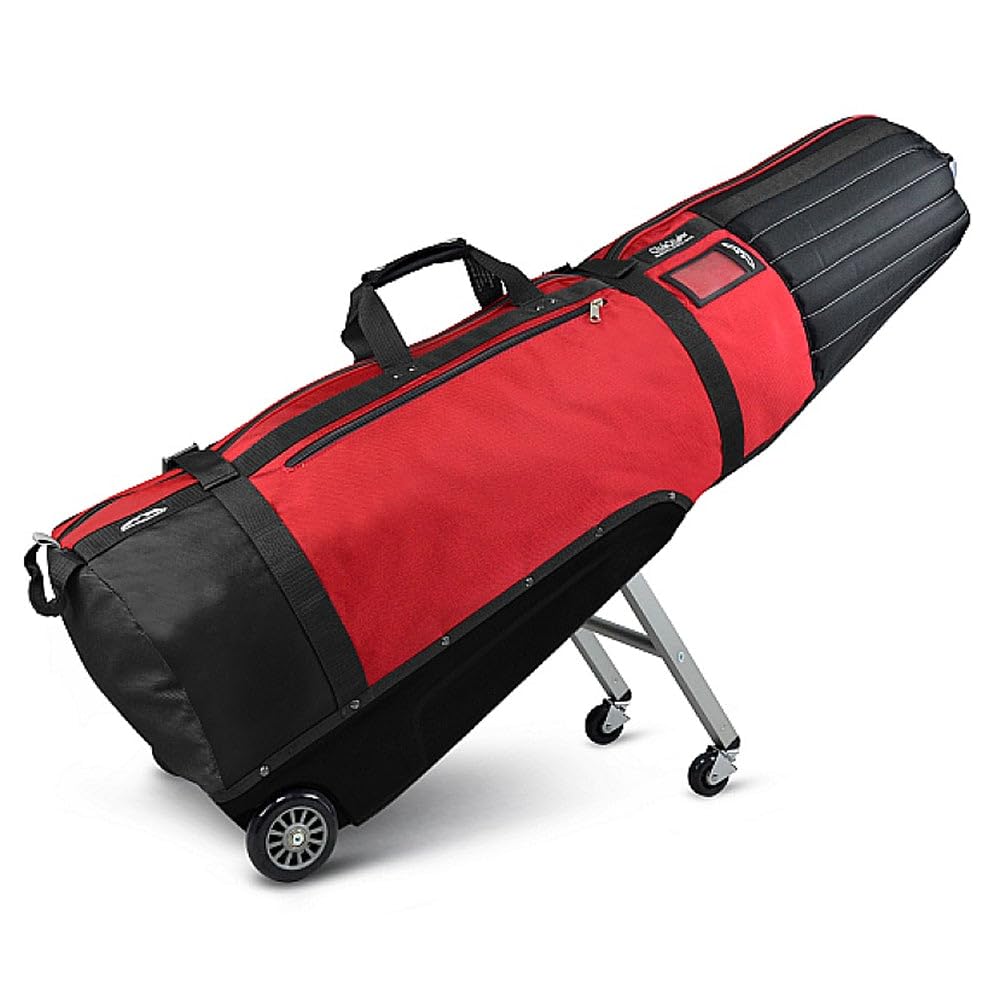 Sun Mountain ClubGlider Meridian - Bolsa de Viaje de Golf, Sistema de Patas retráctiles con 4 Ruedas, Viaje sin Esfuerzo