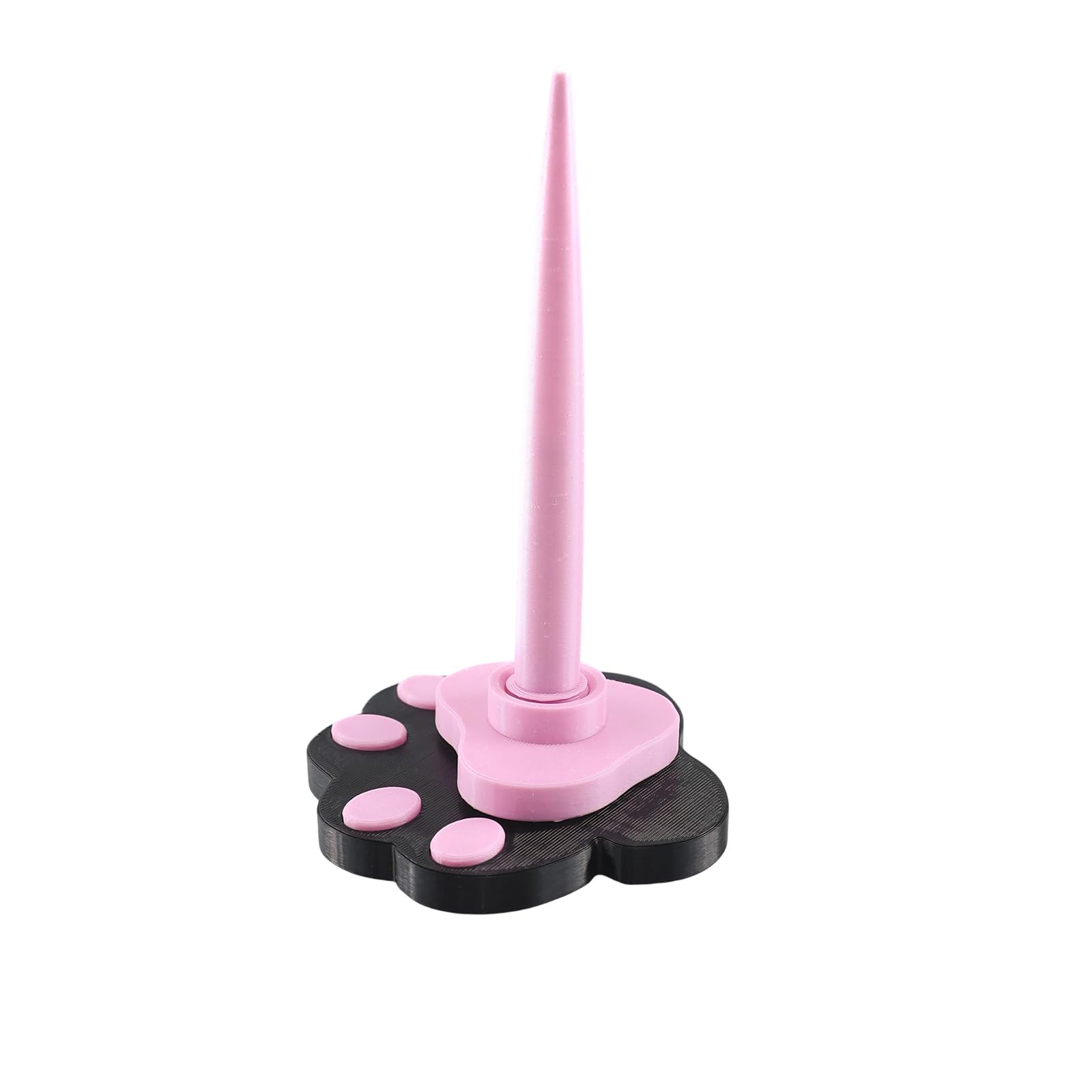 Buxuaaaa Multifunctional Rotating Yarn Spool Stand, Adjustable Thread Dispenser with Base for Crochet Knitting Rotating Wheel Stand Adjustable Wheel Accessory Yarn Holder Organiser