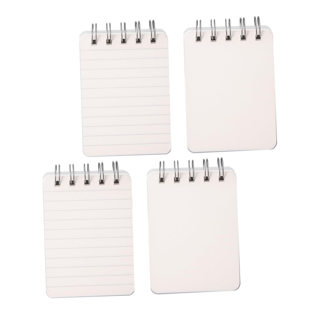 VILLCASE 5 Ensembles Mini Carnet De Notes Petits Carnets En Vrac Le Carnet Mini Bloc-Notes Bloc-Notes De Poche Cahiers Pour L'École Mini Carnet Vierge Sous Vide Cahier À 4 pièces * 5
