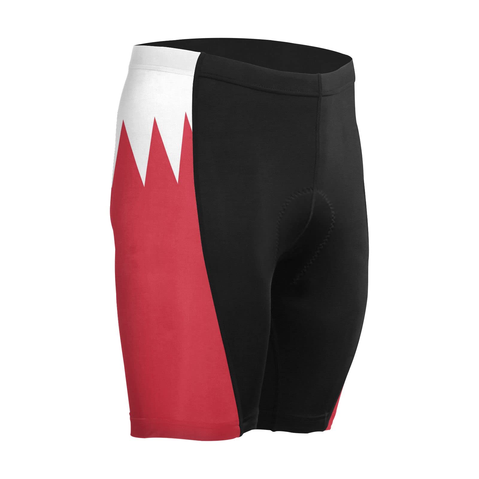 Bahrain Flag Men's Bike Shorts Padded Cycling Bicycle Biking Shorts Tight Multicolor