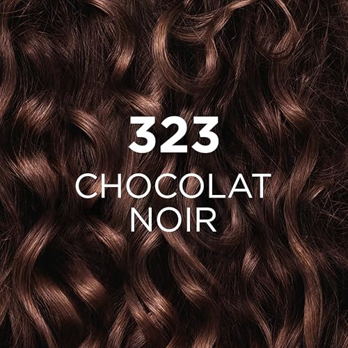 L’ORÉAL PARIS - Coloration Cheveux Semi-Permanente Ton sur Ton - Couleur Soin Gloss - Sans Ammoniaque - Casting Crème Gloss - Nuance : Chocolat Noir (323)