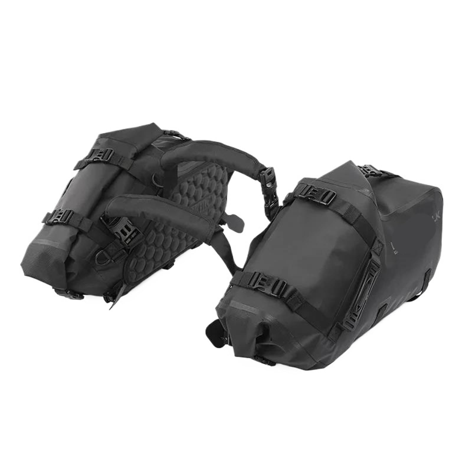 Borsa Laterale Da Moto Borsa Moto Da Sella Posteriore(Black)