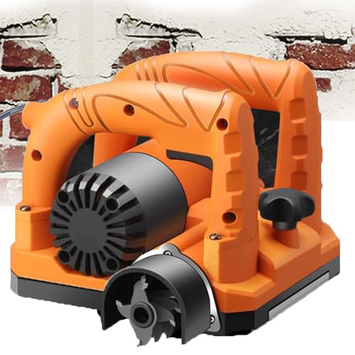 Electric Wall Planing Machine,5800w Electric Wall Planing Machine,Automatic Concrete Shovel Putty Wall Scraper Planner Dust-Free,for Granite,Stone,Marble,6800W