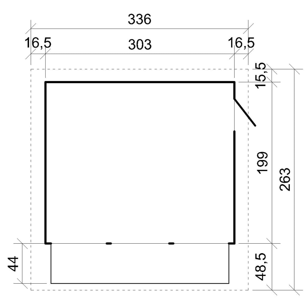 TIMBELA M150A Holz Gartenhaus, Marktbude Holz, Qualitäts Schiffslatten Kiefern Fichte Verkaufsstand Holzhaus mit Theke, DREI Fenster, 200x300/6 m2, große multifunktionale Garten-Bar Verkaufshütte