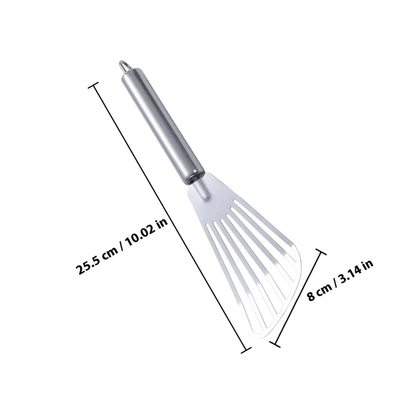 Ensemble de 3 spatules à fente en acier inoxydable, cuisson