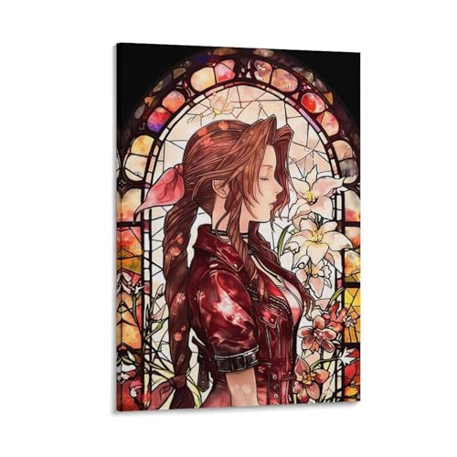 �t�@�C�i���t�@���^�W�[ �|�X�^�[ (17) �������� �L�����o�X�E�H�[�� �ǂ̊G �Ǌ|�� �z�[���A�[�g���[�N12x18inch(30x45cm)