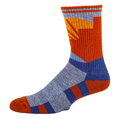 Merino Wool Micro Crew Socks For Men & Women, Cushioned Boot Dress Socks for Hiking Outdoor Activities3